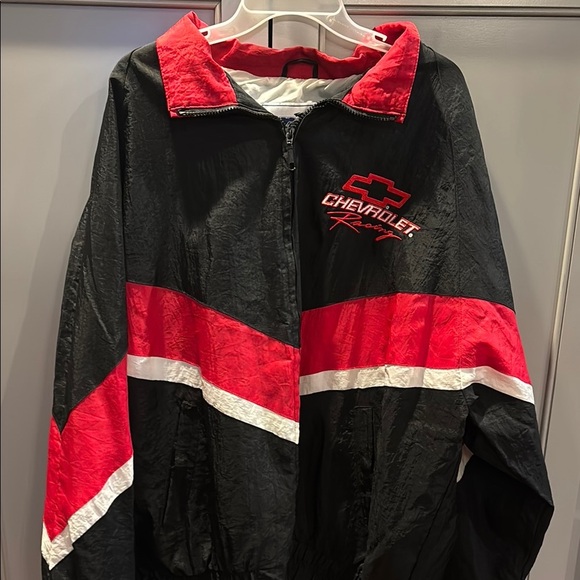 trackgear Other - Vintage Chevrolet Racing Black and Red Jacket